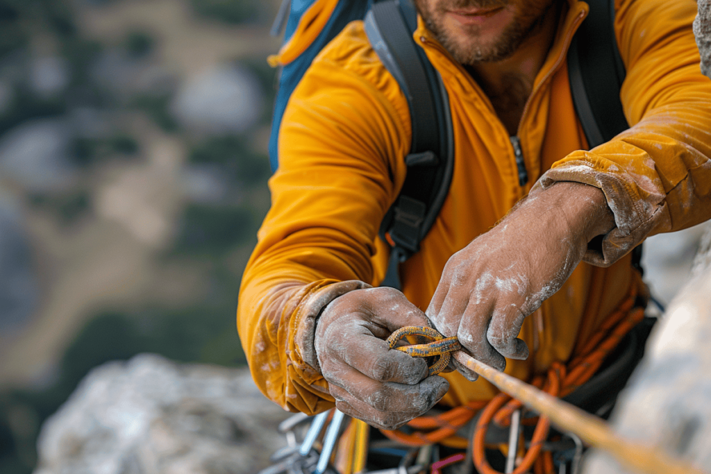 noeud escalade en tete